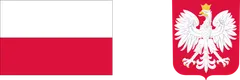 Flaga i godło Rzeczypospolitej Polskiej